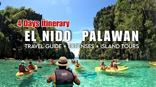 EL NIDO PALAWAN  Ultimate Travel Guide  Expenses  ISLAND TOURS A B C AND NACPAN BEACH ENG SUB [upl. by Idnar376]