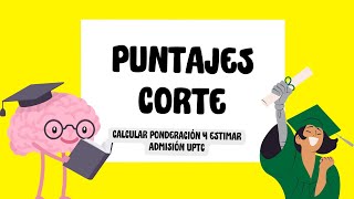 Puntajes de Corte y Ponderados UPTC [upl. by Sirmons864]