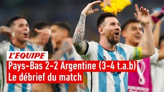 PaysBas 22 Argentine 34 tab  Le débrief du match Coupe du monde 2022 [upl. by Kay385]