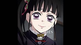 Kanao Tsuyuri Through The Years  Spoilers anime kimetsunoyaiba kanaotsuyuri [upl. by Akirdnwahs]