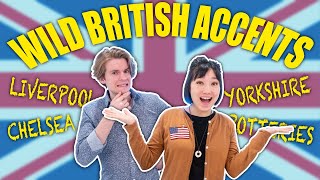 Americans React To British Accents Liverpool Yorkshire amp MORE  Ep 4 [upl. by Sirah]