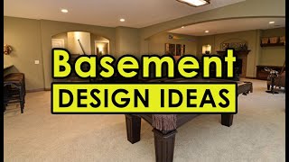 Basement Design Ideas on a Budget  Blowing Ideas [upl. by Otxis]