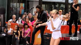 Miley Cyrus quotWrecking Ballquot live on The Today Show [upl. by Kiele171]