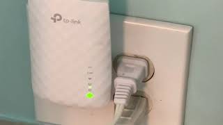 How to connect a TP Link AC750 WiFi Range Extender to ATampT Router [upl. by Jerrold]