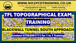 BLACKWALL TUNNEL SOUTHERN APPROACH MAY 2024 TFL TOPOGRAPHICAL EXAM  TFL TOPOGRAPHICAL SKILLS [upl. by Ahsyekal773]