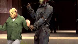 Jason and Leatherface dance [upl. by Ahsikram]