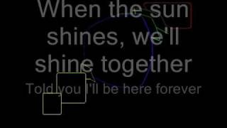 Umbrella  Rihanna  with Lyrics Sing Along for two People [upl. by Eidur]