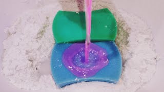 Settled Crystallized Soapy Paste 🤍 Sponges Squeezing and Rinsing 🤍ASMR [upl. by Ocire]