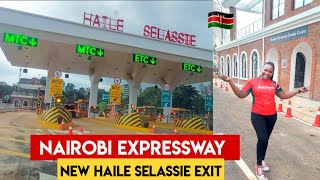 Nairobi Expressway NEW Haile Selassie Exit 2 ways to Enter Nairobi CBD [upl. by Auric]