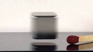 Diamagnetically Stabilized Levitation  Rotating Magnet [upl. by Enyrat]