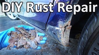 How to Repair Rust on Your Car Without Welding No Special Tools Needed [upl. by Subak]