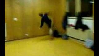 Idiot jumps against wall [upl. by Garold11]