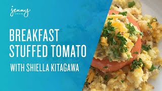 Weight Loss Recipes Breakfast Stuffed Tomato [upl. by Ashli164]