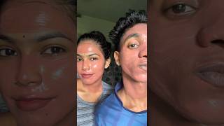 🤠ഇന്ന് ഇവനും കൂടിണ്ട്🤛🏼👥shivamwol youtube makeup shorts skincare brother sister [upl. by Jerrine675]