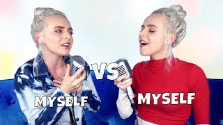 10 Year Song Challenge SING OFF vs MYSELF  Madilyn Bailey [upl. by Ecar]