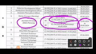 Assistant Director Planning Exam date releasedJKPSC Fresh Exam Calendar Out [upl. by Earal454]