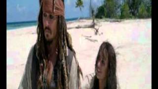 Piratas del Caribe 4  Jack y Angelica en la isla [upl. by Nylasoj]