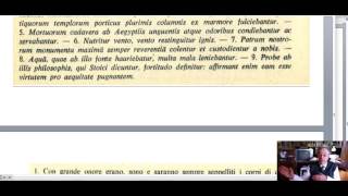 Latino da capo o da zero Lectio XXXIV Verbi deponenti e semideponenti [upl. by Edak]