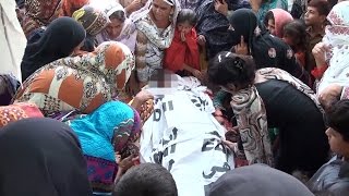 Funeral for murdered Pakistani internet star as brother admits murdering her for family honour [upl. by Drofub410]