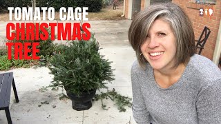 Easy Tomato Cage Christmas Tree [upl. by Lai475]