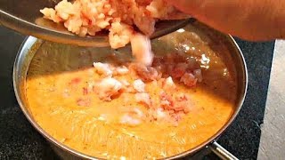 Lobster Bisque with Langostino Lobster Tails  PoorMansGourmet [upl. by Enial]