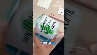 Taza de peltre personalizada con vinil adhesivo para las fiestas patrias [upl. by Friedrick]