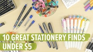 10 Great Stationery Finds Under 5 [upl. by Holland]