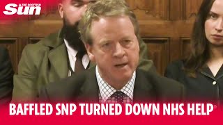 Alister Jack baffled why Michael Matheson turned down help for NHS patients on waiting lists [upl. by Audrie]