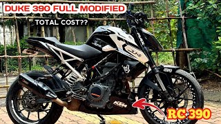 KTM DUKE 390  Duke 390 Full modification HITU ktm [upl. by Accemahs914]