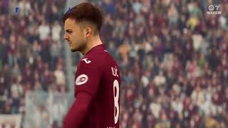 Gameplay FC 24  Torino  SS Lazio  Serie A  20242025 [upl. by Ordep742]