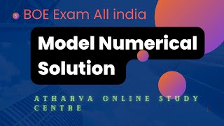 BOE Exam numerical Model on economiser easy ready hope latest short class daily [upl. by Nomi]