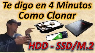 Clonar Disco Duro a SSD M2 con HDClone Te lo Digo en 4 Minutos 😎¡Nuevo 2022 😱 [upl. by Tatia]