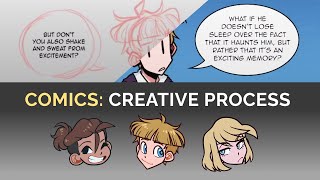 Tips on Illustrating a WEBCOMIC Digital Art Tutorial amp Creative Process Say Hello Greyson [upl. by Esilehc]