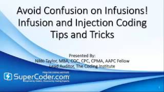 Avoid Confusion on Infusions Infusion and Injection Coding Tips and Tricks [upl. by Florencia]