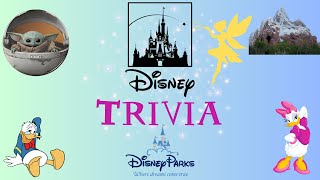 Disney Trivia Extravaganza From Classic Movies to Magical Parks [upl. by Nathanoj]