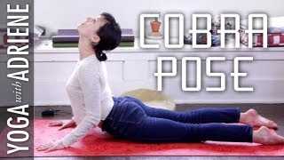 Cobra Pose  Yoga With Adriene [upl. by Tracey]