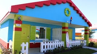 New LEGOLAND Beach Retreat bungalow room tour  LEGOLAND Florida hotel [upl. by Hussey622]