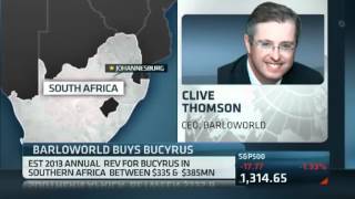 Barloworld Acquisition of Bucyrus with Clive Thomson [upl. by Upali]