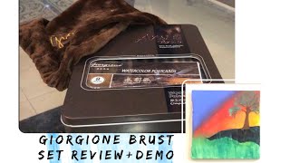 UNBOXING Giorgione brush set  Demo [upl. by Davine]