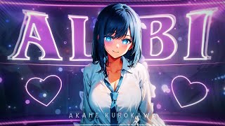 Akane Kurokawa💜  Alibi EditAMV 4K [upl. by Cohn]