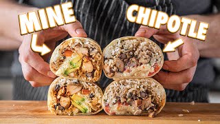 Making The Chipotle Burrito At Home  But Better [upl. by Assylem]