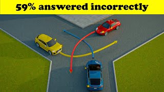 Which car should PASS the Intersection FIRST Driving Tests [upl. by Liatrice785]