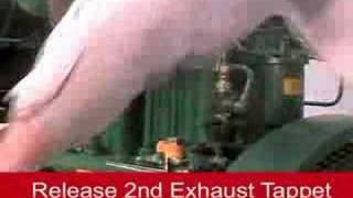 How to Start a Twin Cylinder Lister Diesel Generator [upl. by Tony]