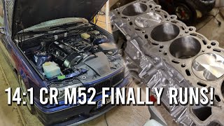 300hp NA M52 project Part8 first start [upl. by Nobel]