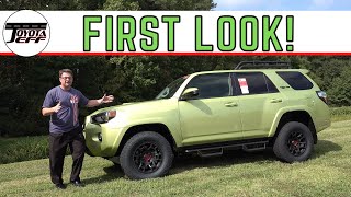 1st Look  Lime Rush 2022 4Runner TRD Pro Changes Colors More [upl. by Ylsel]