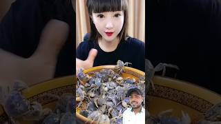 Spicy Seafood Mukbang Tik Tok Chinese ASMR Eating Sounds Crab shorts food tranding funny [upl. by Enimsay]