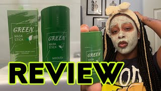 Green Tea Deep Cleanse Mask Review  Does it Work   Pocoskin Green Mask Stick  Danielle Denese [upl. by Zsuedat]