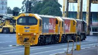 New KiwiRail DL Locomotives Final Delivery [upl. by Ettenig]