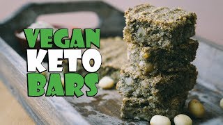 Dairy Free Keto Bars  Vegan Keto Recipes [upl. by Elpmet]