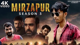 Mirzapur Season 3  Full comedy video govind2aman mirzapur mirzapur3 session3 [upl. by Llennahc]